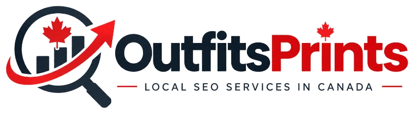 OutfitsPrints logo, local SEO services in Canada